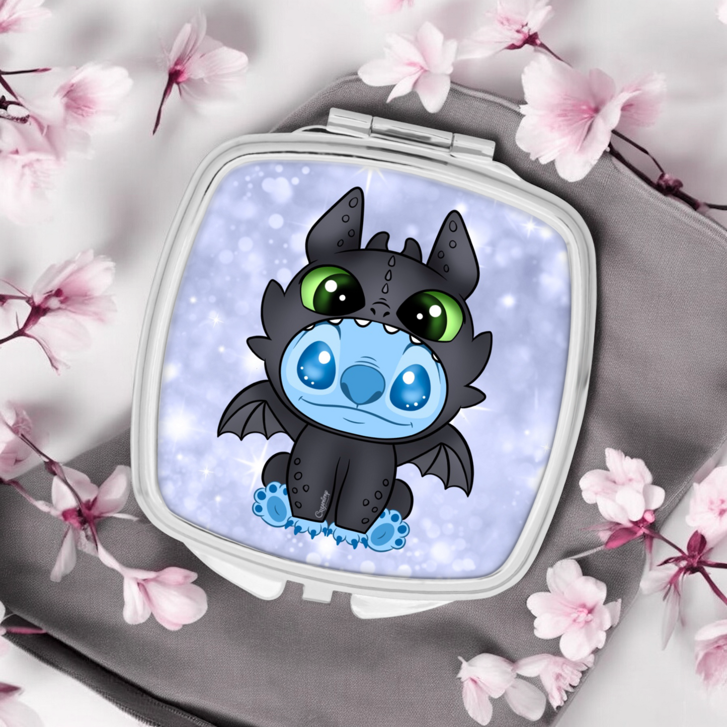 Miroir de poche - Stitch Krokmou