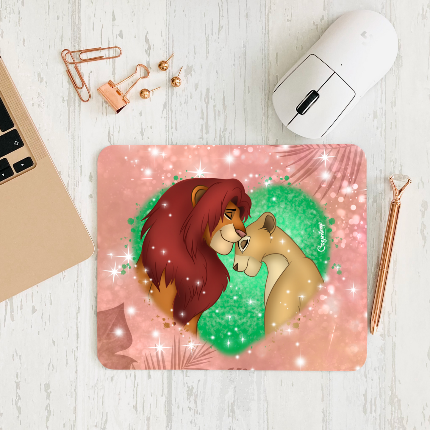 Tapis de souris Simba & Nala