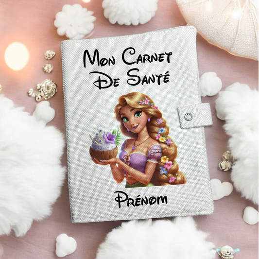 Protège carnet de santé - Raiponce Summer
