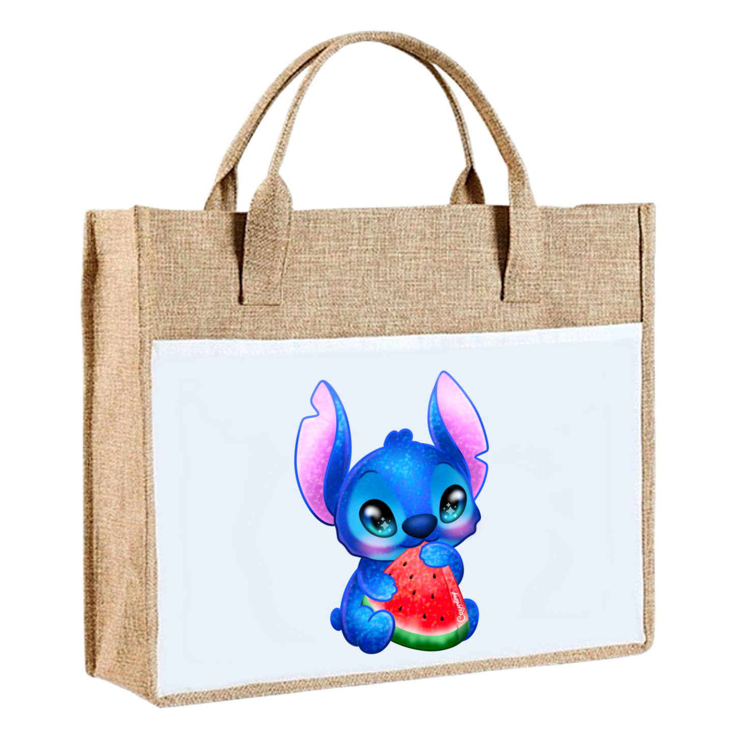 Sac en toile de jute - Stitch