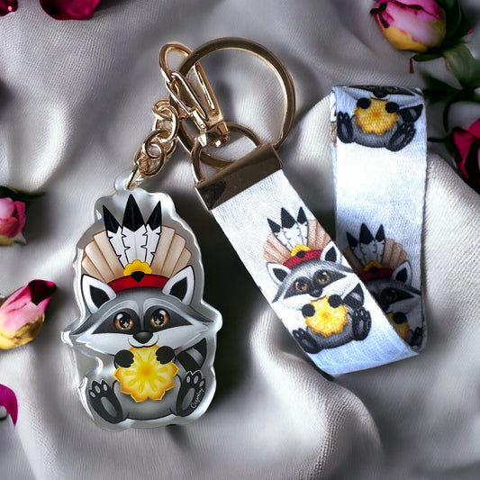 Porte clé Fruity Meeko avec lanière