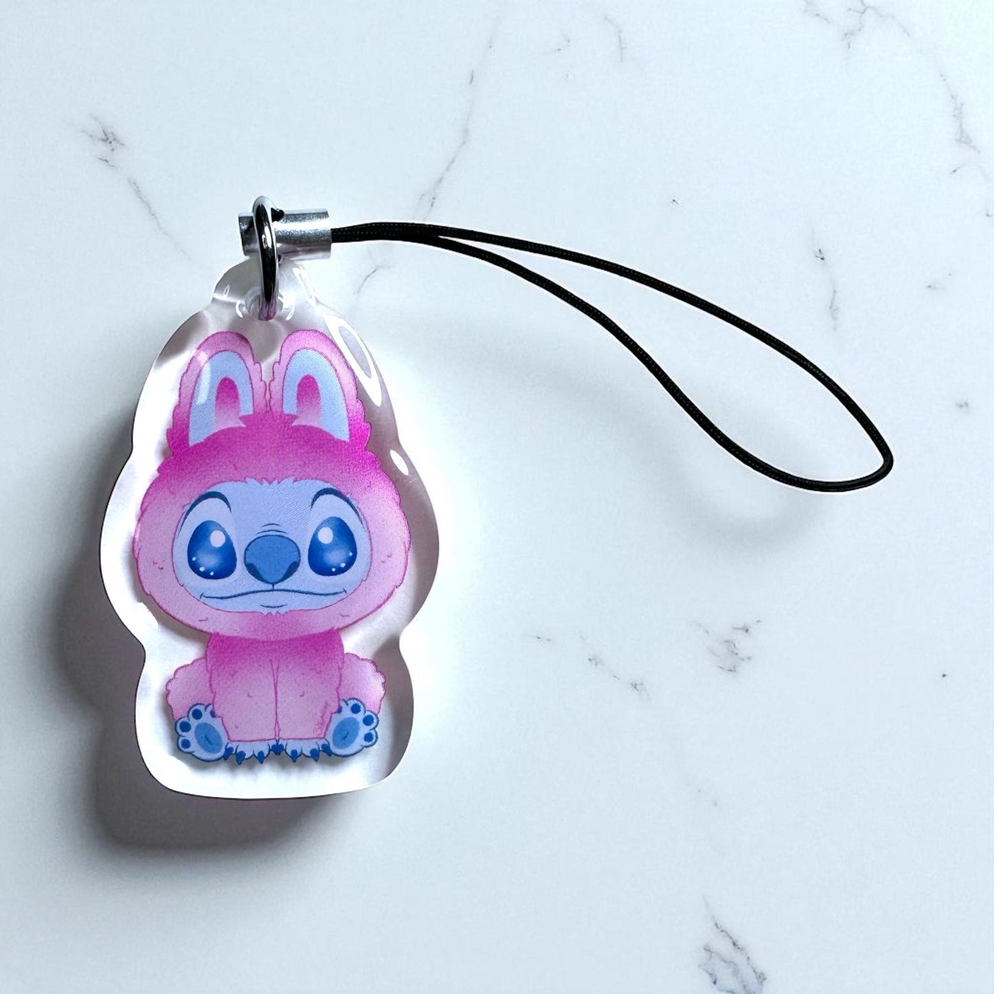 Bijoux de téléphone - Stitch Bubu Rose