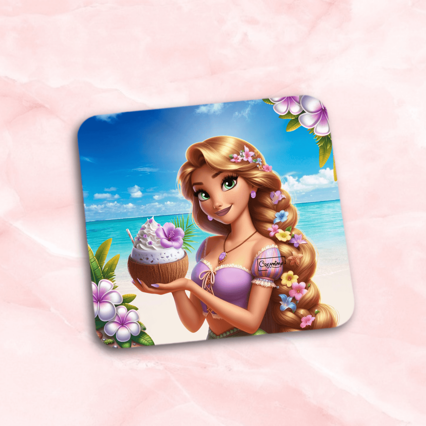 Dessous de Verre - Raiponce Summer