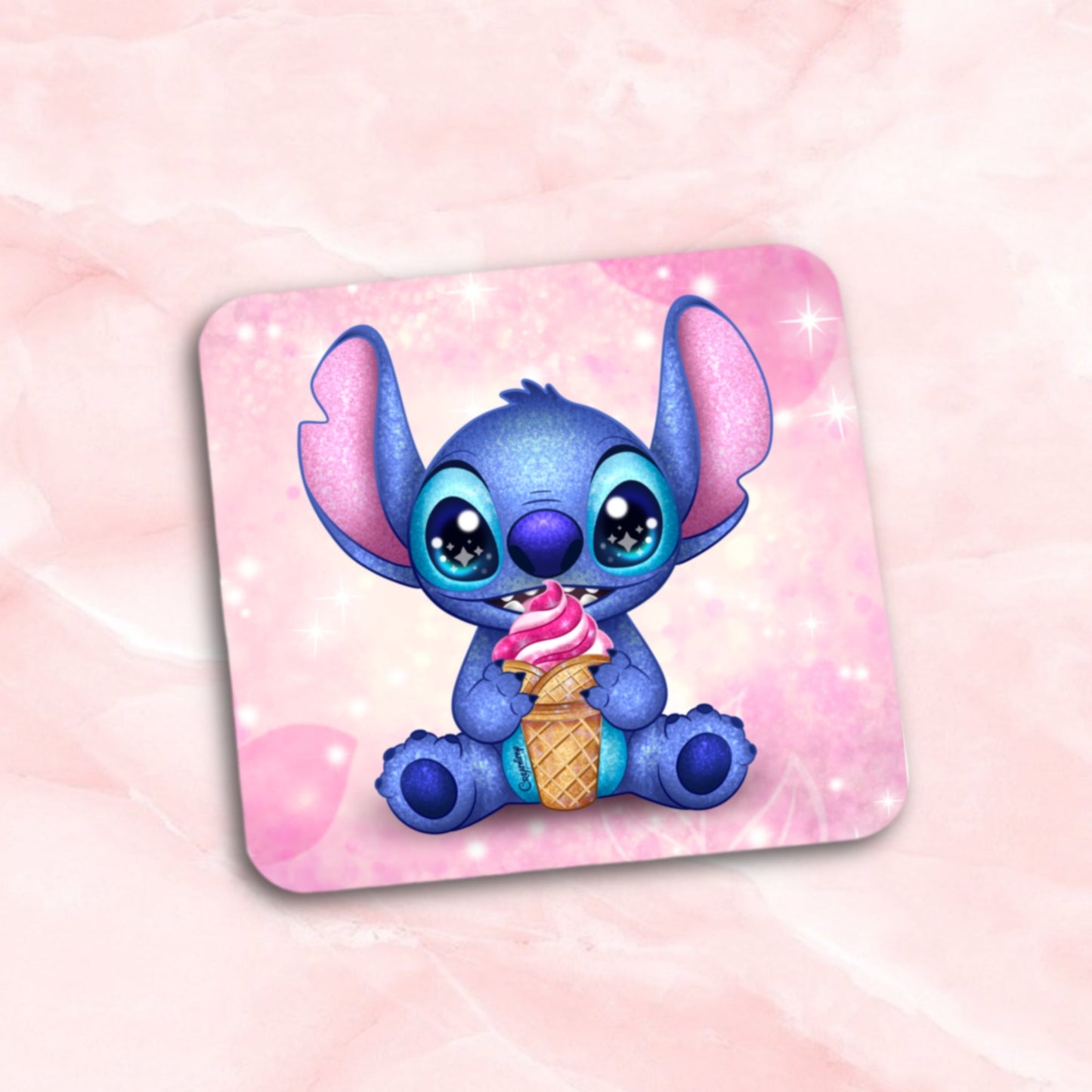 Dessous de Verre Stitch Ice Cream
