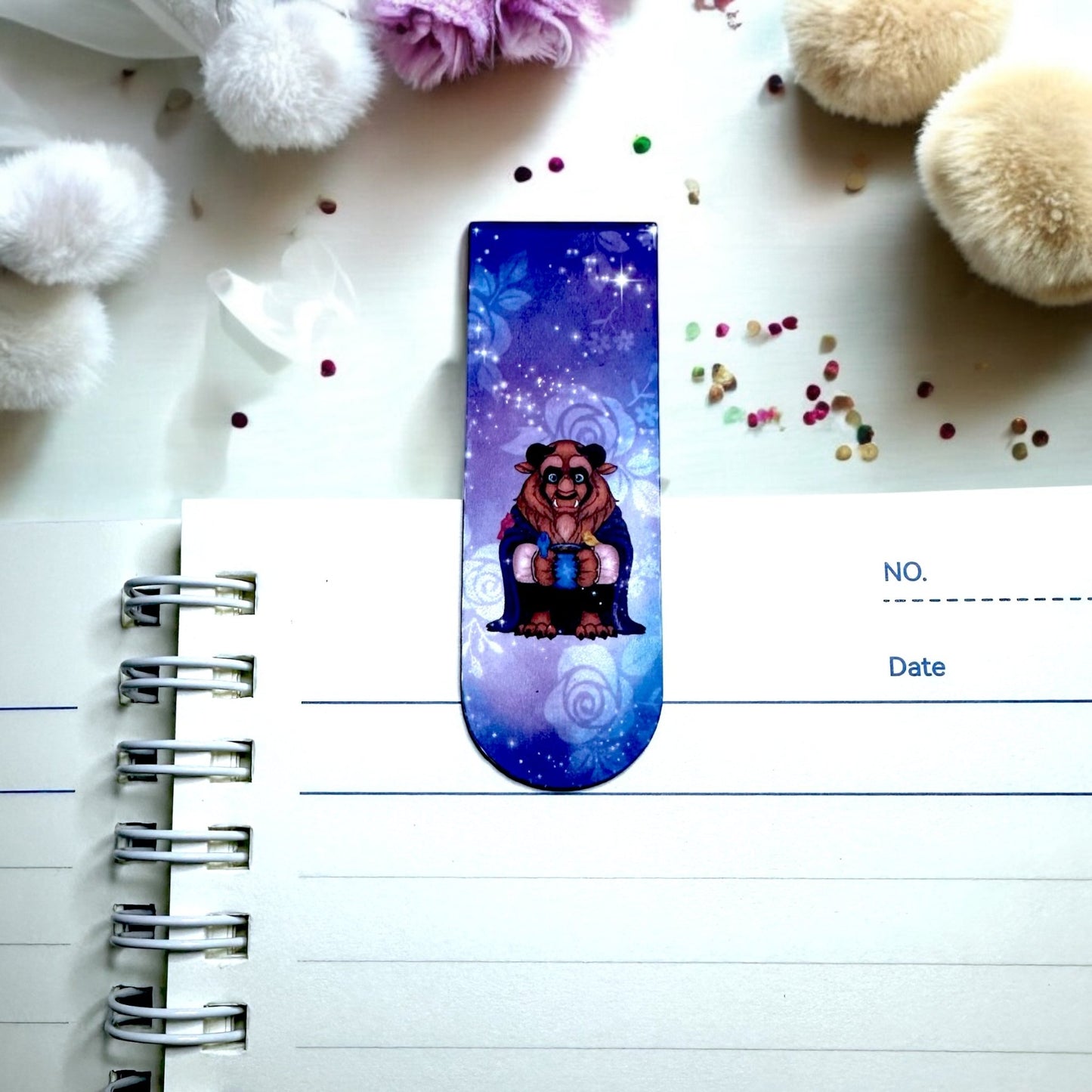 Marque page aimanté La Bête