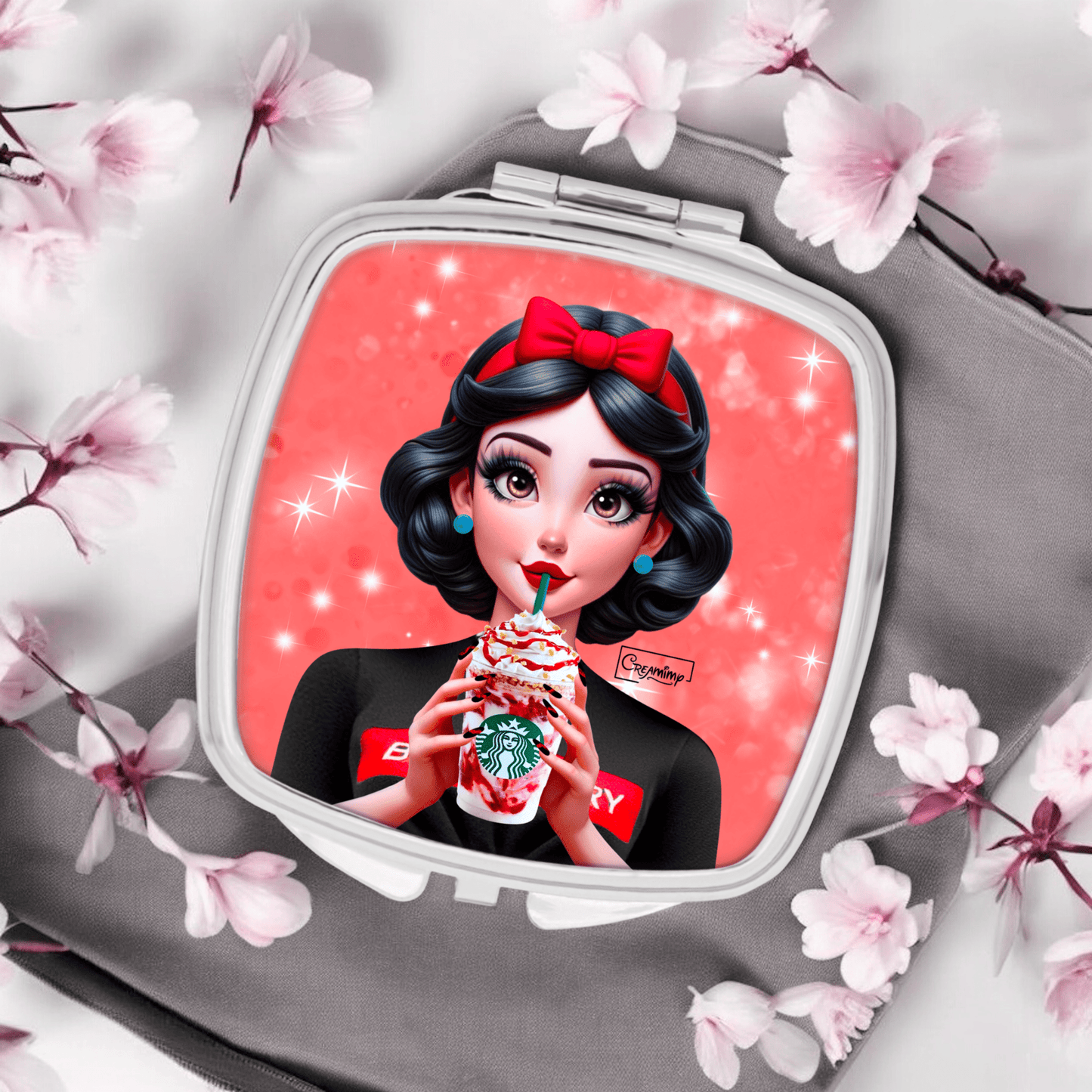 Miroir de poche Blanche Neige