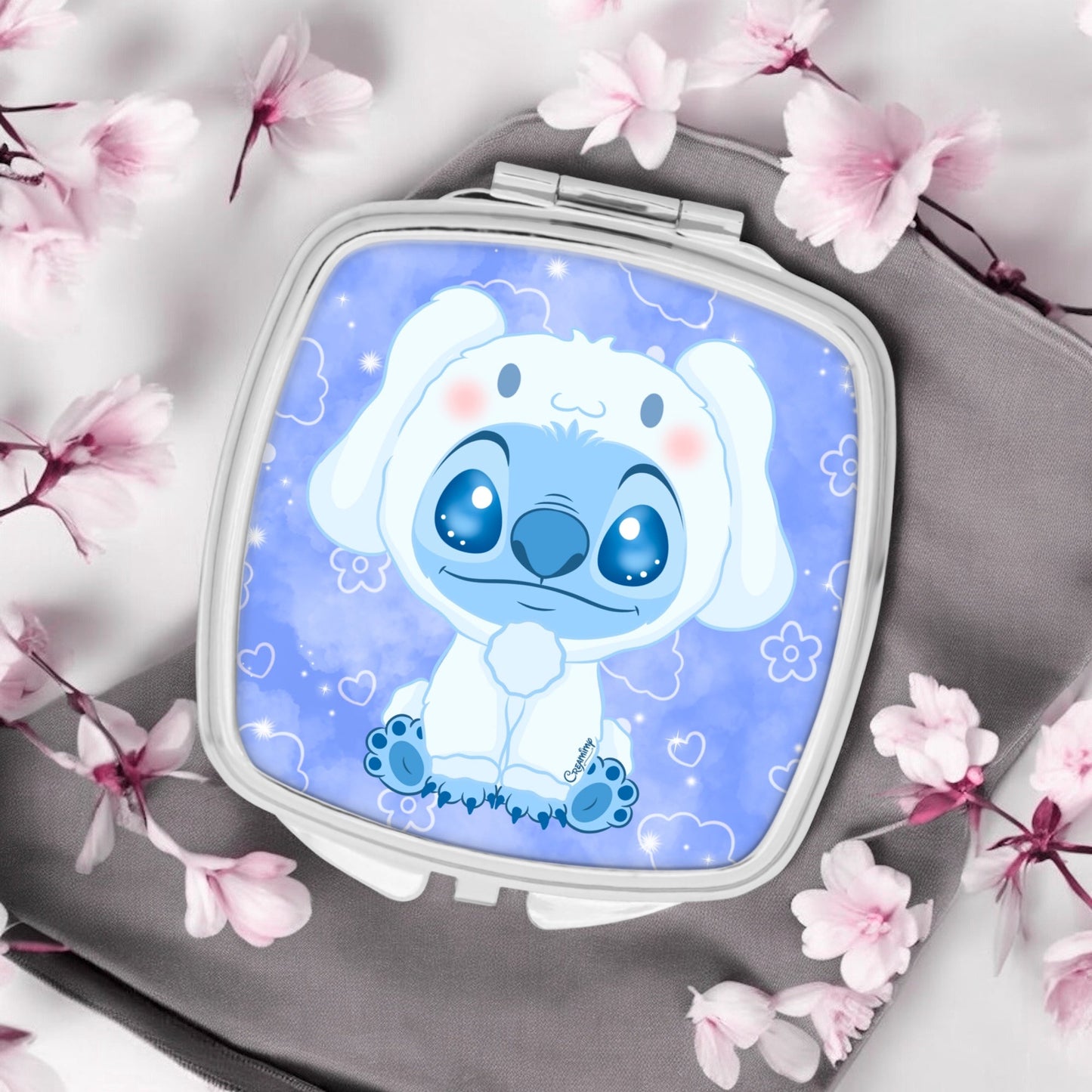 Miroir de poche - Stitch Kawaii