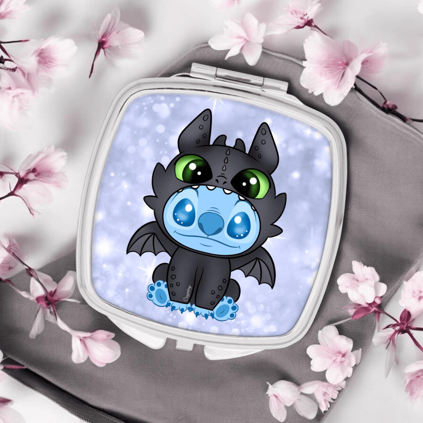 Miroir de poche - Stitch Krokmou