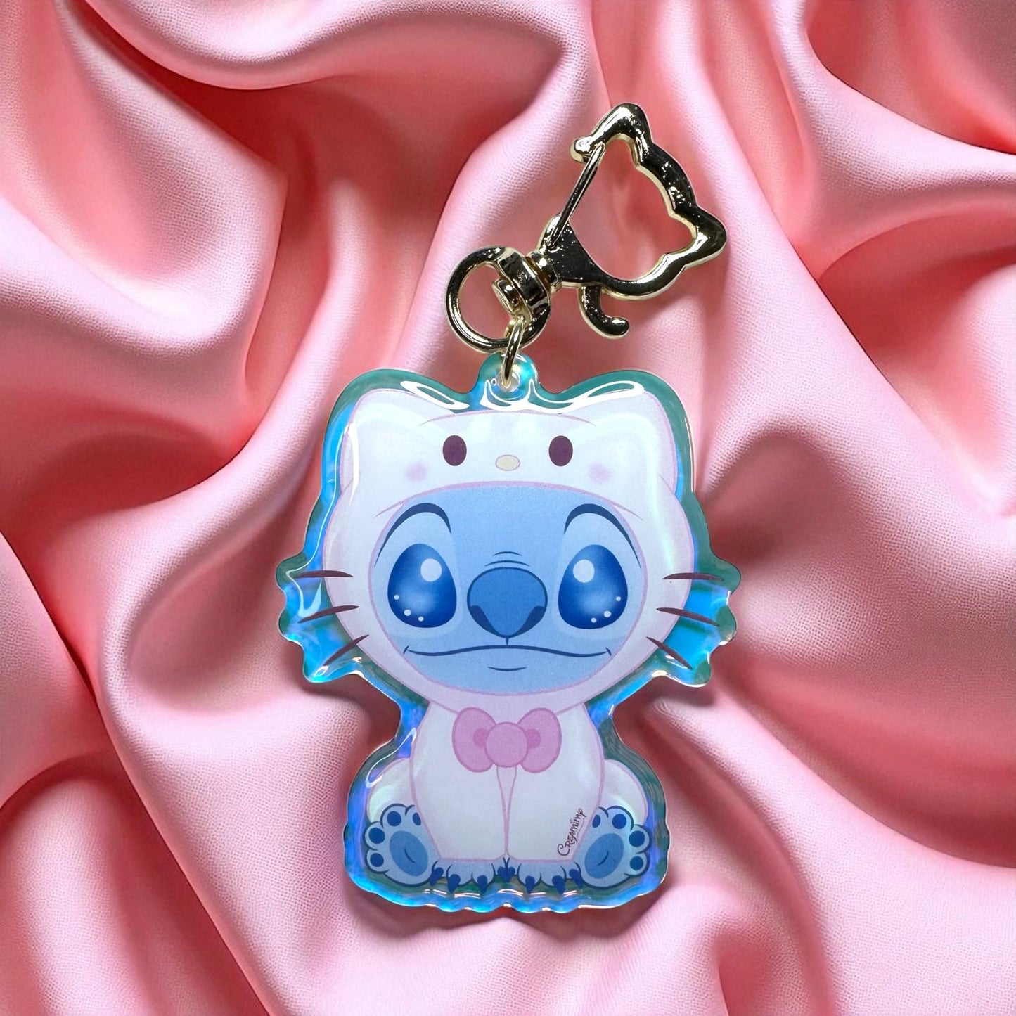 Porte clé - Stitch Kitty Kawaii