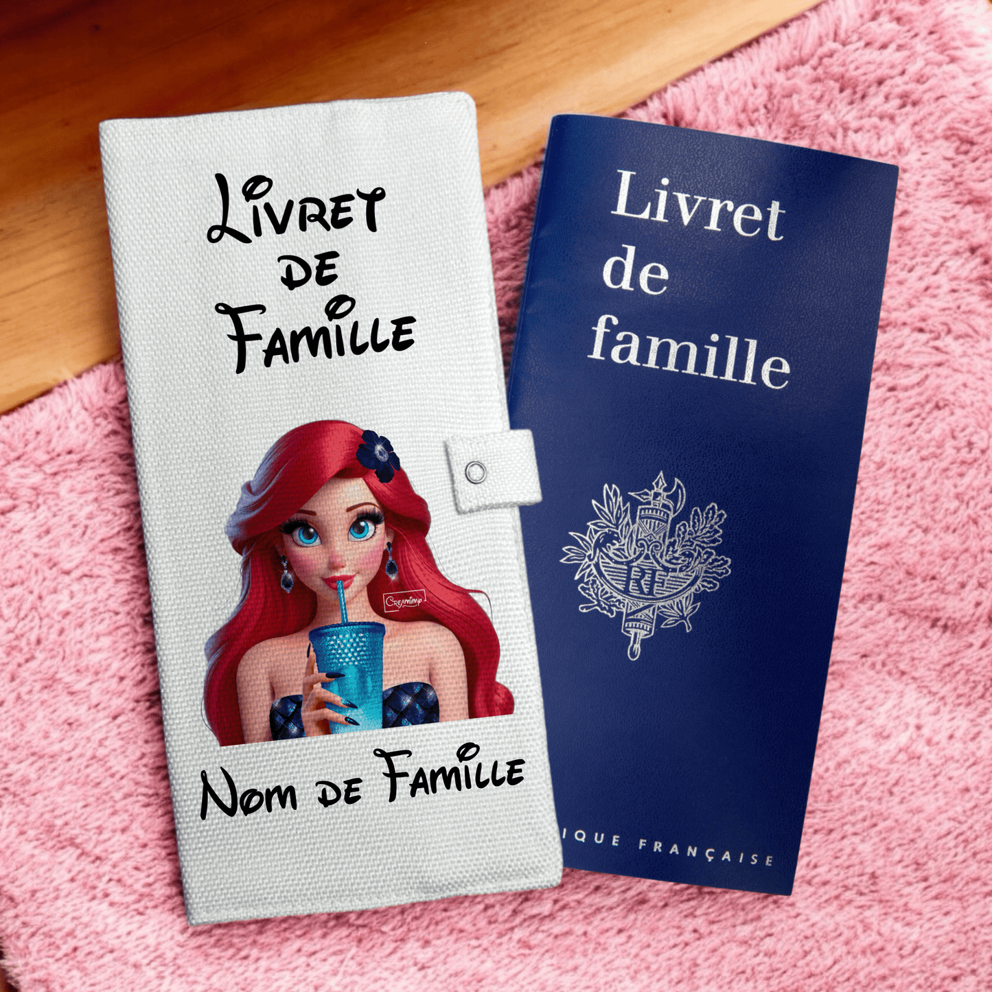 Protège livret de famille - Ariel