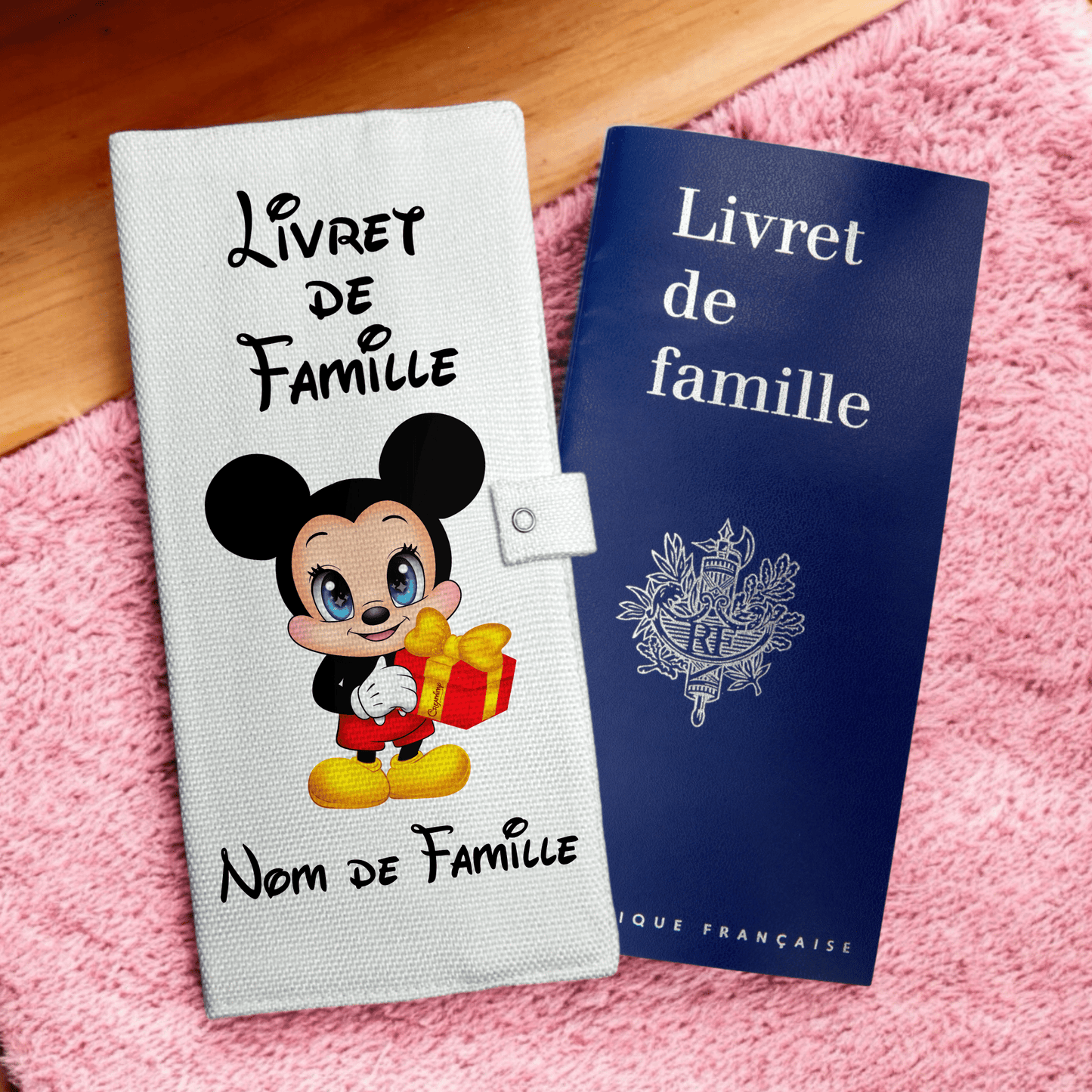 Protège livret de famille - Mickey