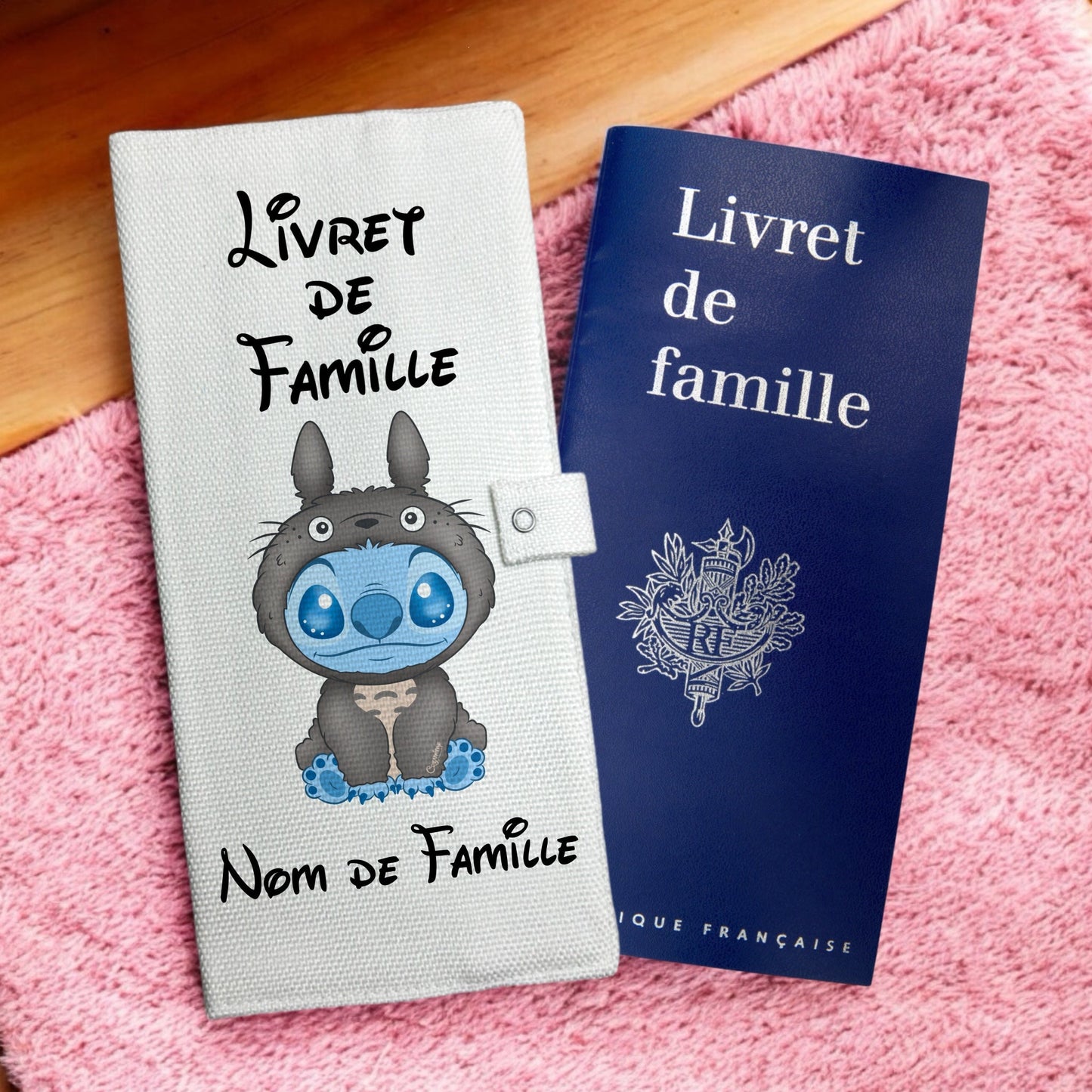 Protège livret de famille - Stitch Kawaï