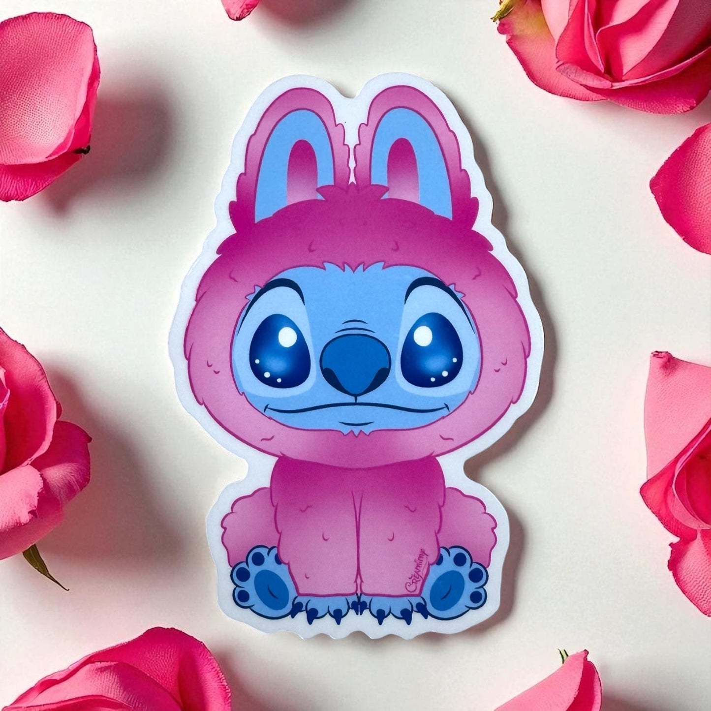 Stickers - Stitch Bubu Pink