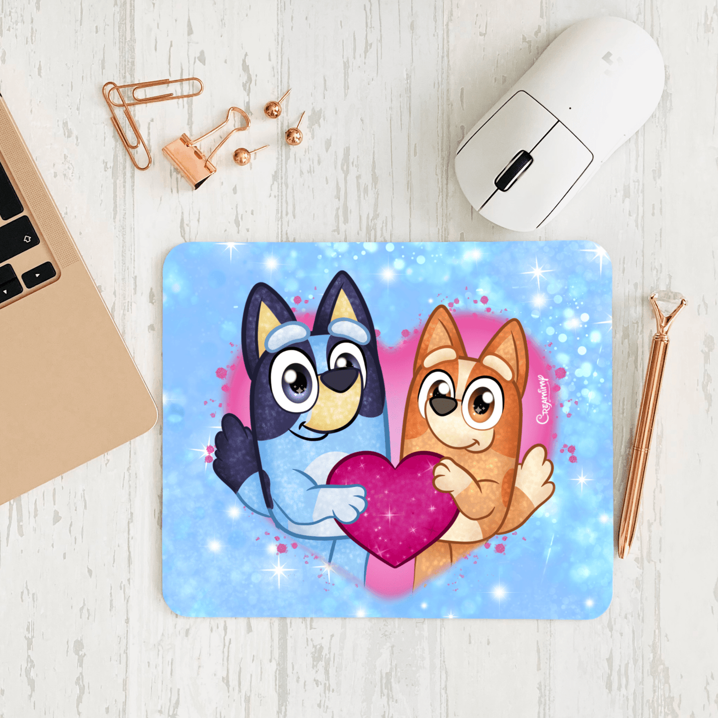 Tapis de souris Bingo & Bluey
