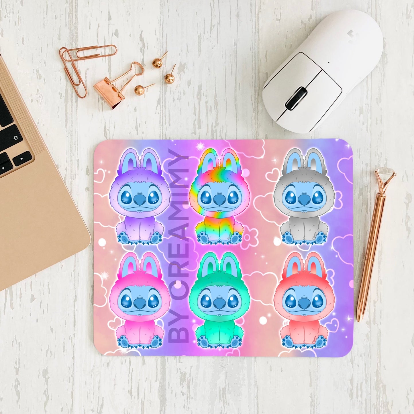 Tapis de souris - Stitch Bubu