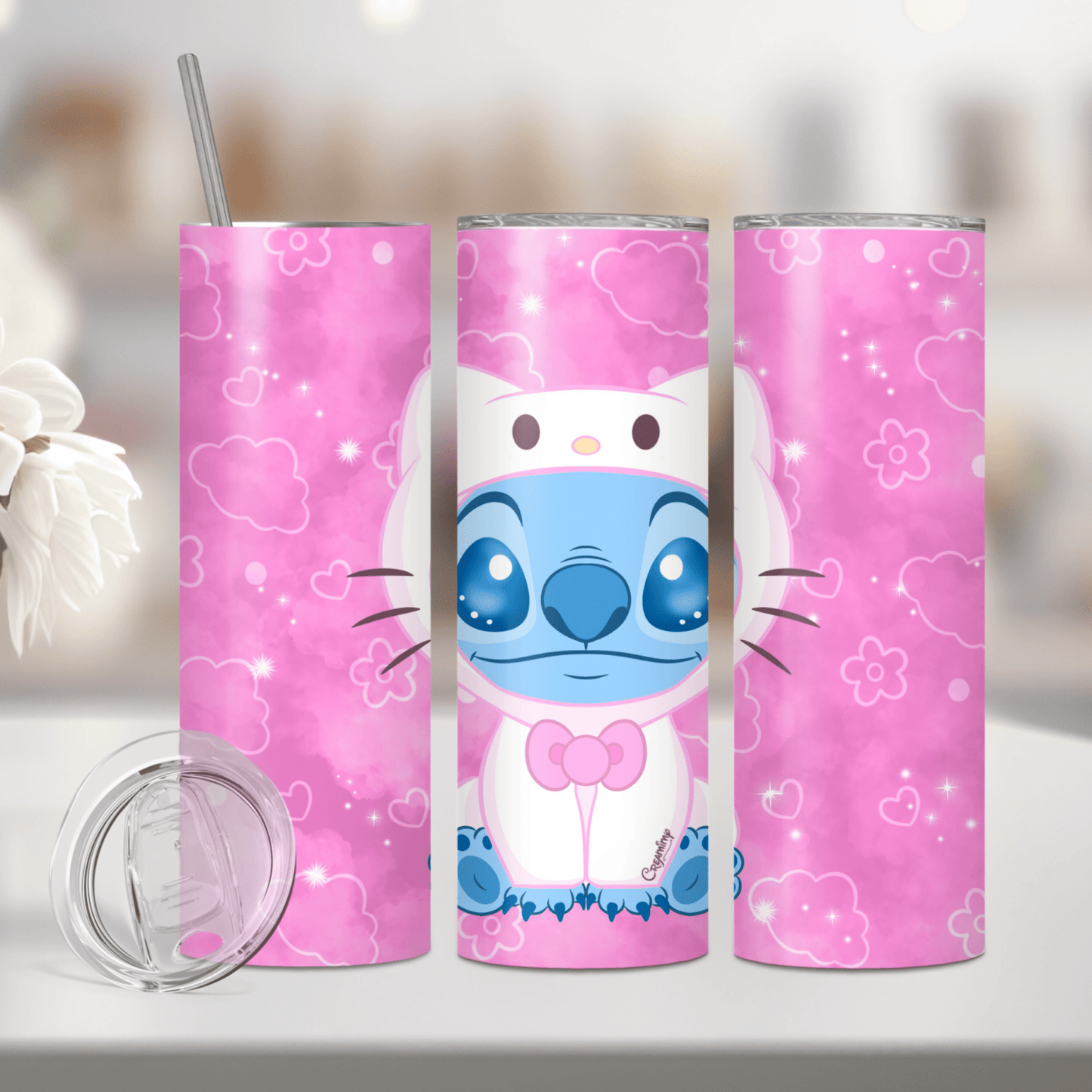 Thermos - Stitch Kitty Kawaii