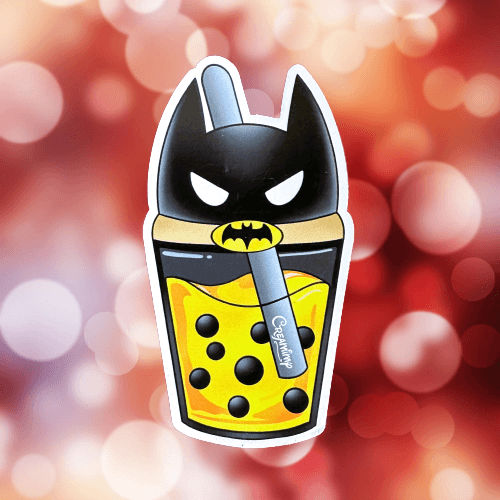 Magnet Bubble Tea Batman & Spider Man