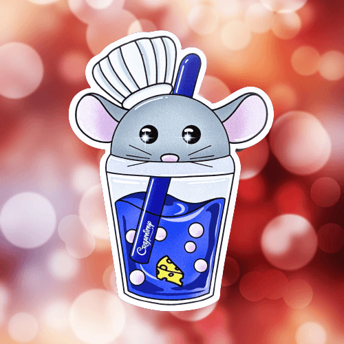 Magnet Bubble Tea Ratatouille & Winnie & Marie