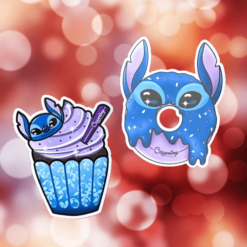 Magnet Cupcake & Donut Stitch – creamimy