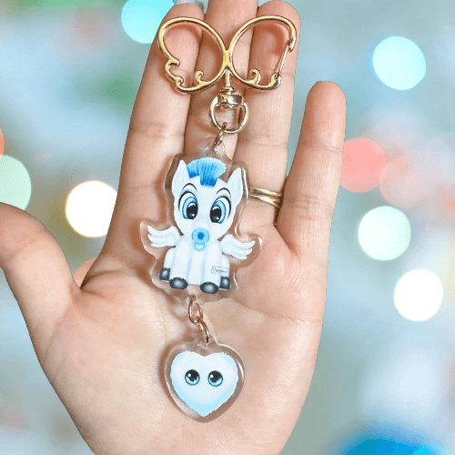 Porte clé Baby Stitch cœur – creamimy
