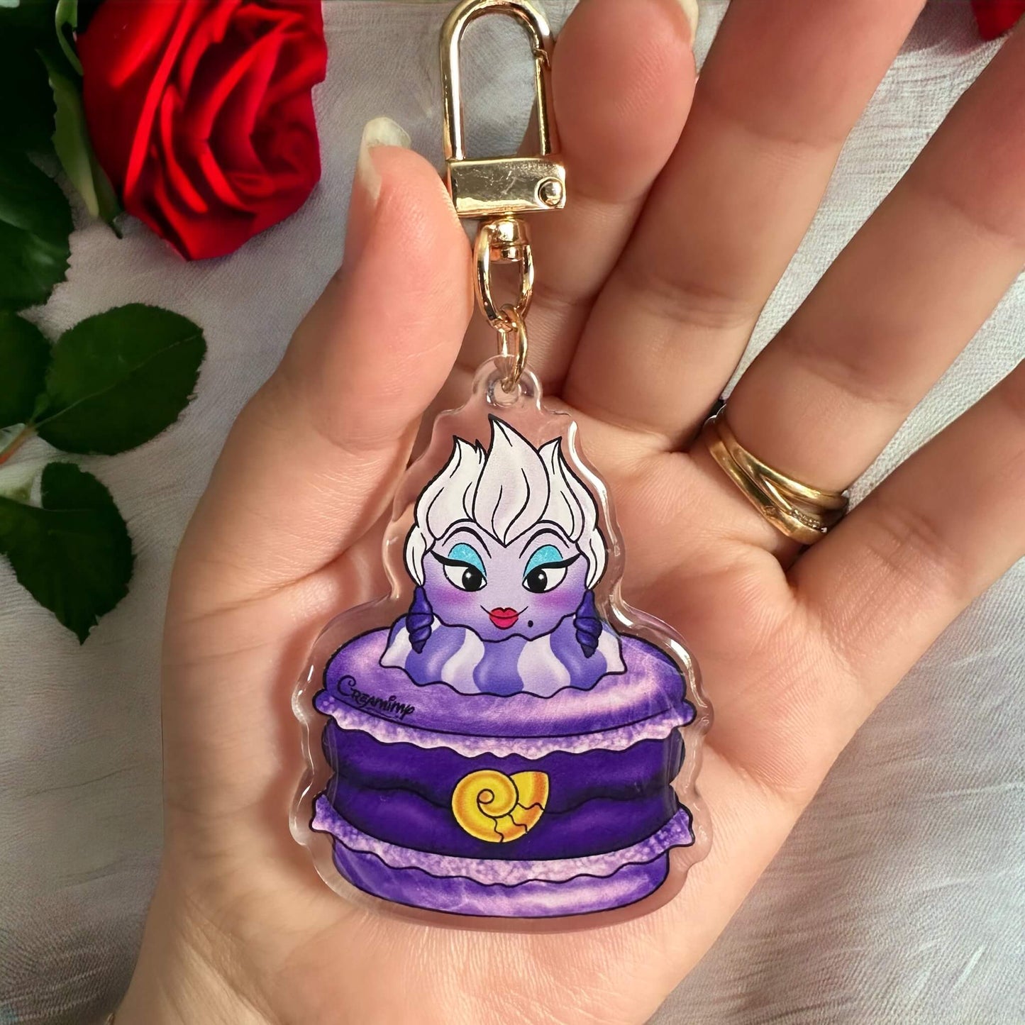 Porte clé Macaron Ursula