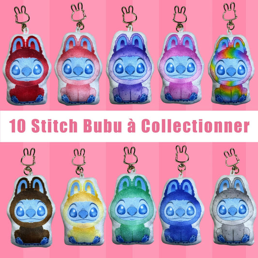 1 Porte clé Peluche Stitch Bubu Mystère
