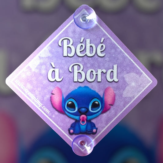 Bébé à bord Stitch