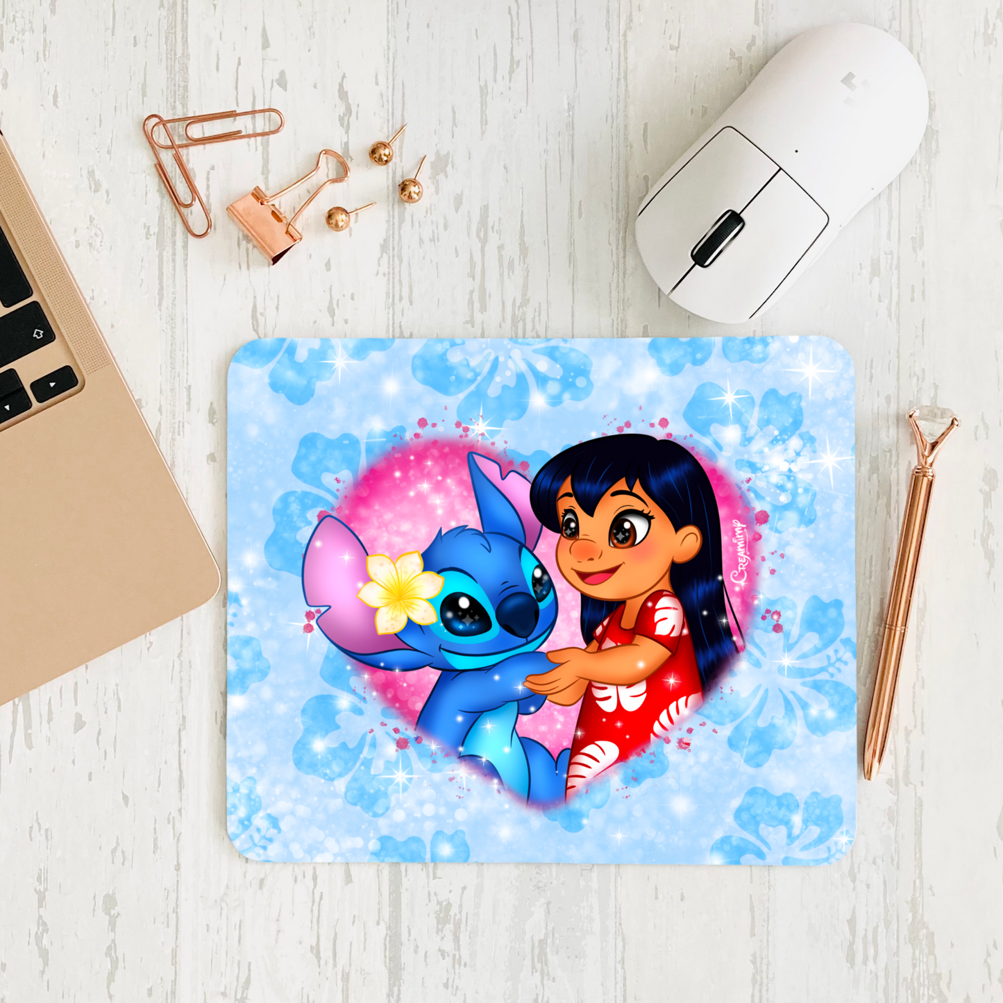 Tapis de souris Lilo & Stitch