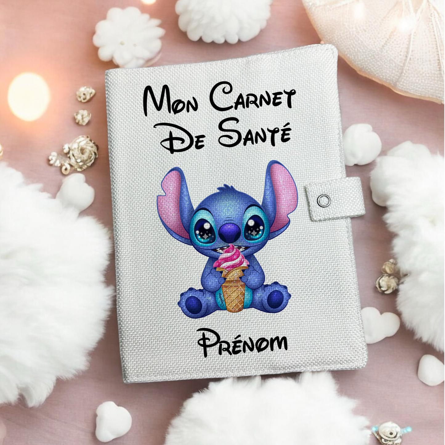 Protège carnet de santé Stitch Ice cream