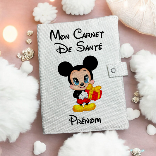 Protège carnet de santé Mickey