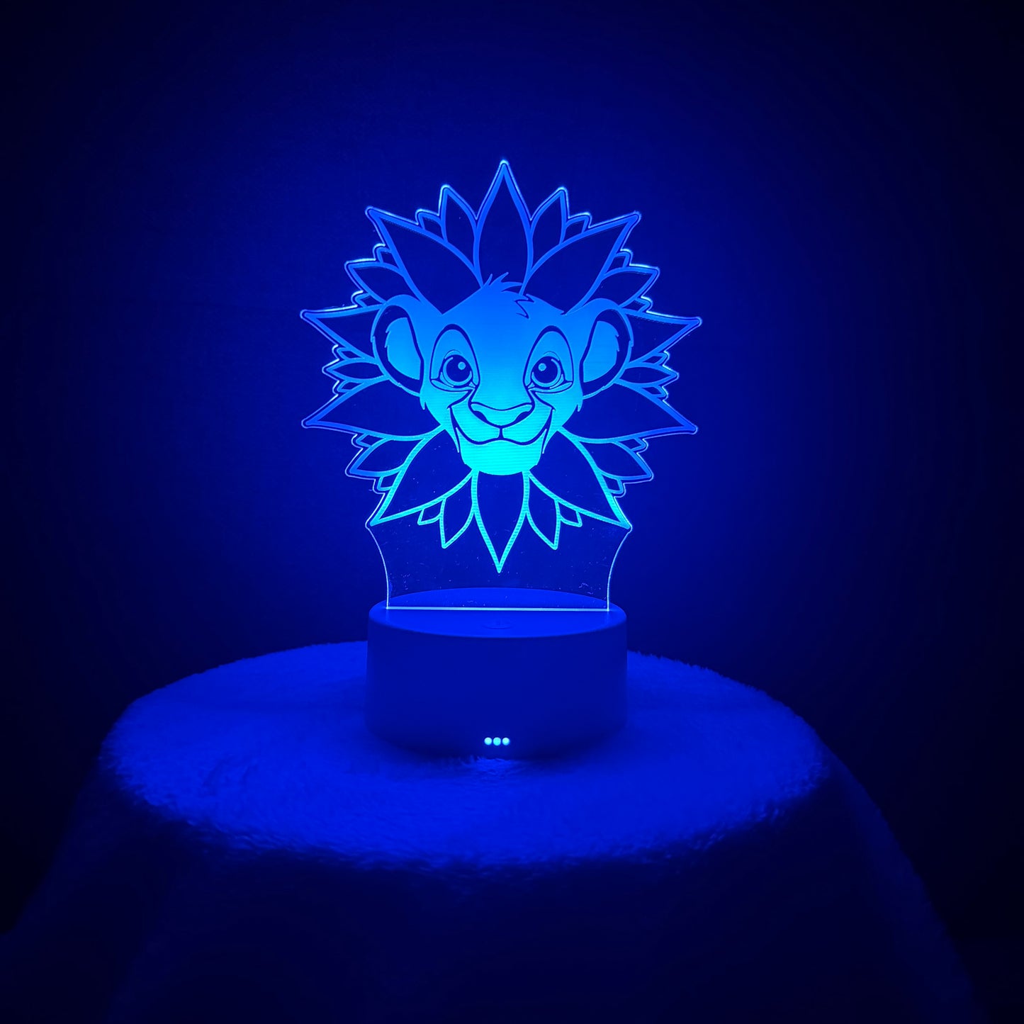 Lampe 3D personnalisée Simba