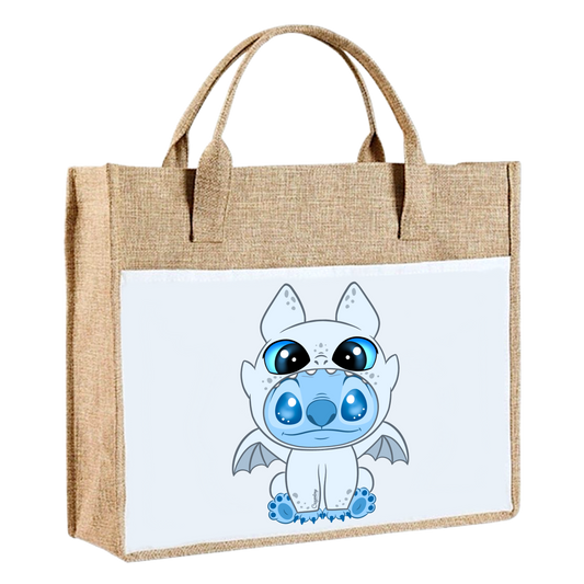 Sac en toile de jute - Stitch Fury
