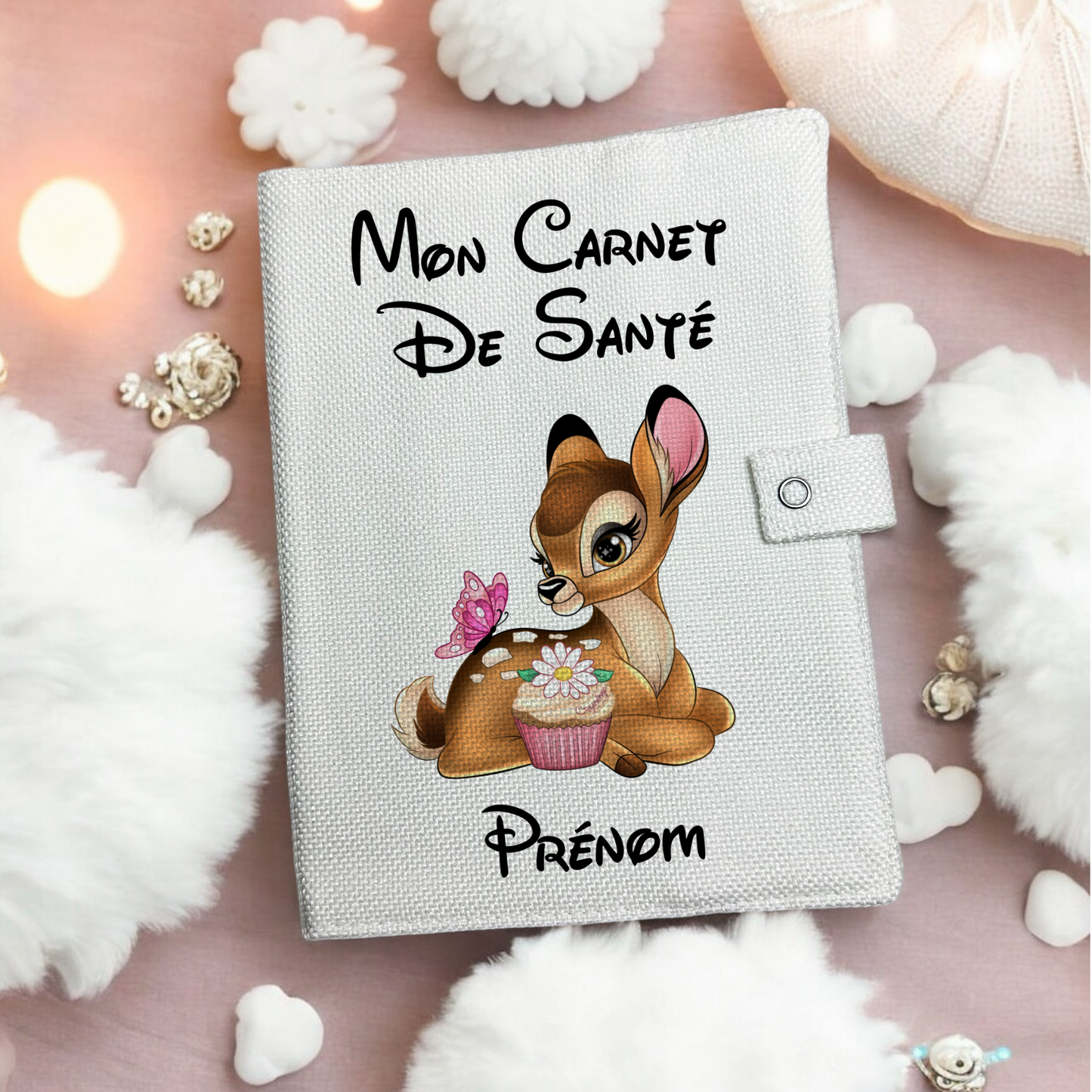 Protège carnet de santé Bambi