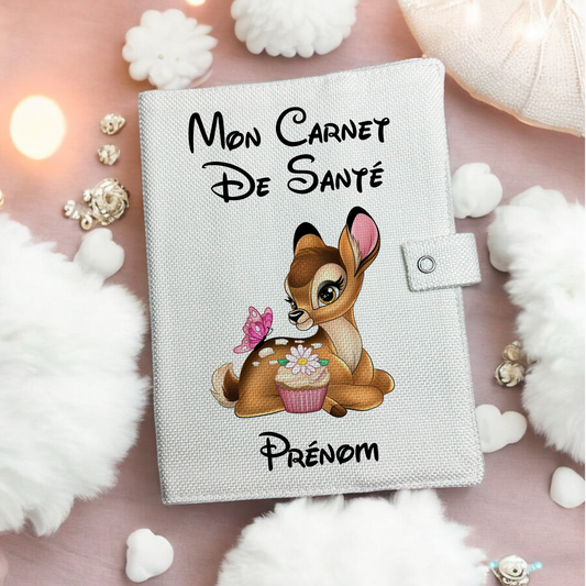 Protège carnet de santé Bambi