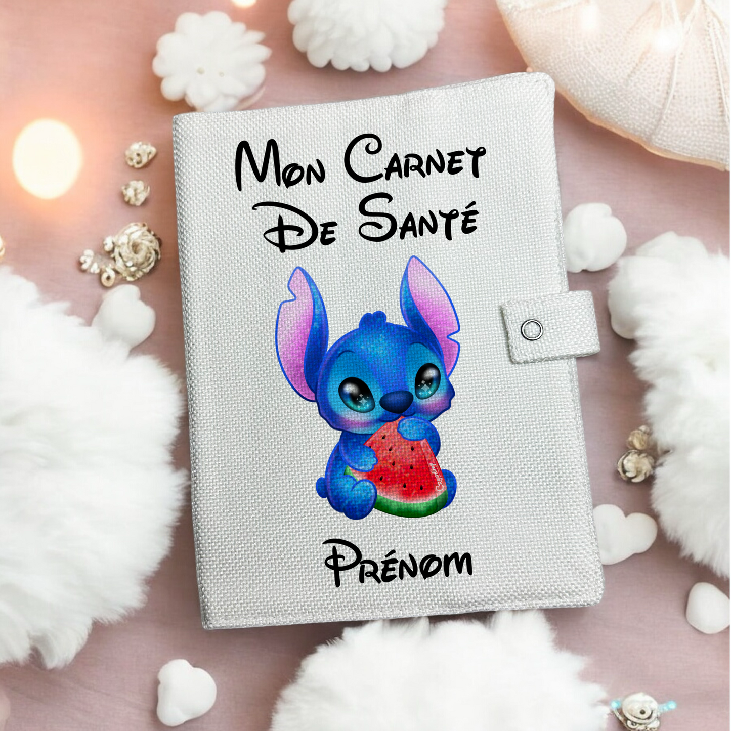 Protège carnet de santé Stitch