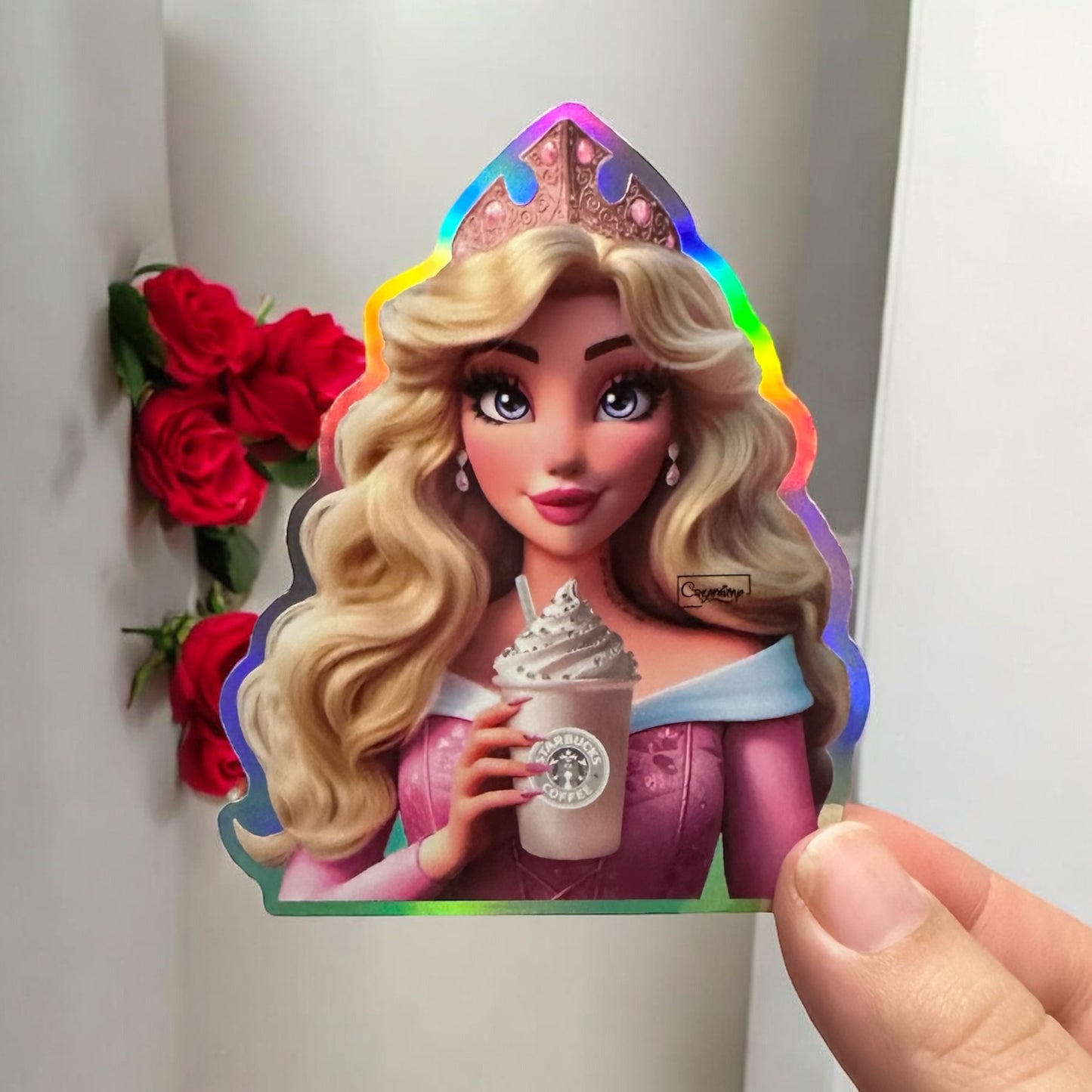 Stickers Holographique Aurore