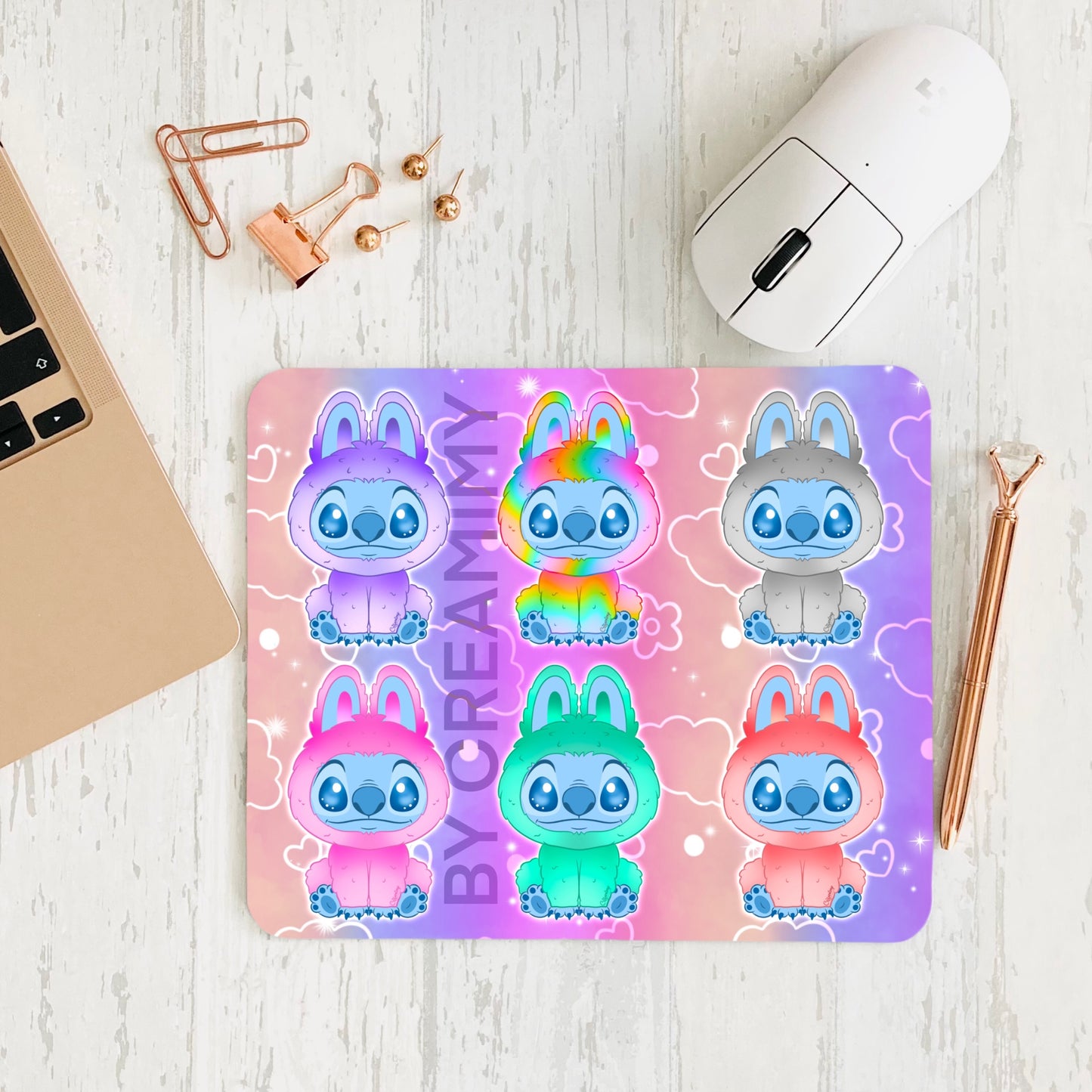 Tapis de souris - Stitch Bubu