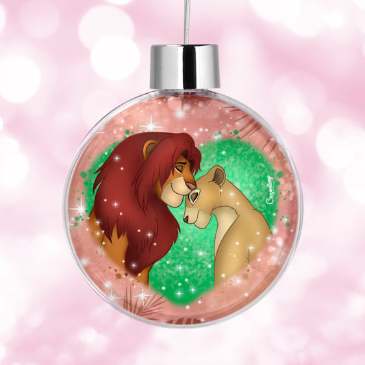 Boule de Noël Simba & Nala