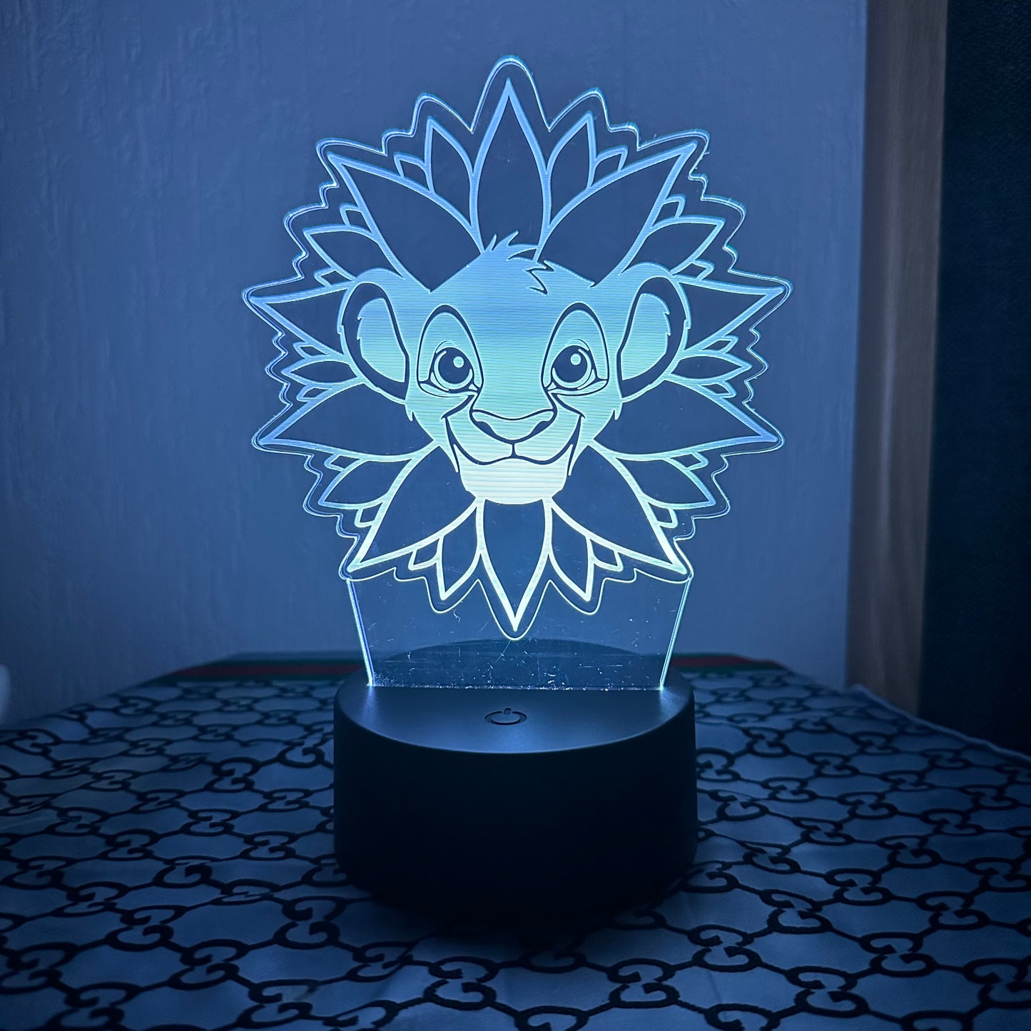 Lampe 3D personnalisée Simba