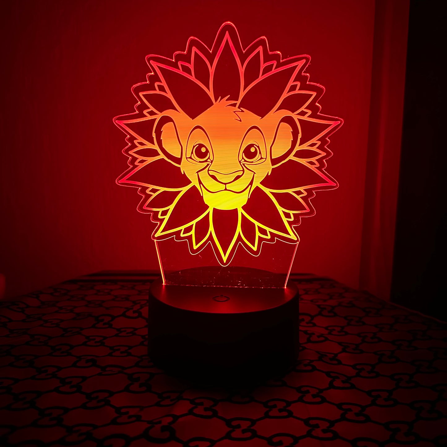 Lampe 3D personnalisée Simba