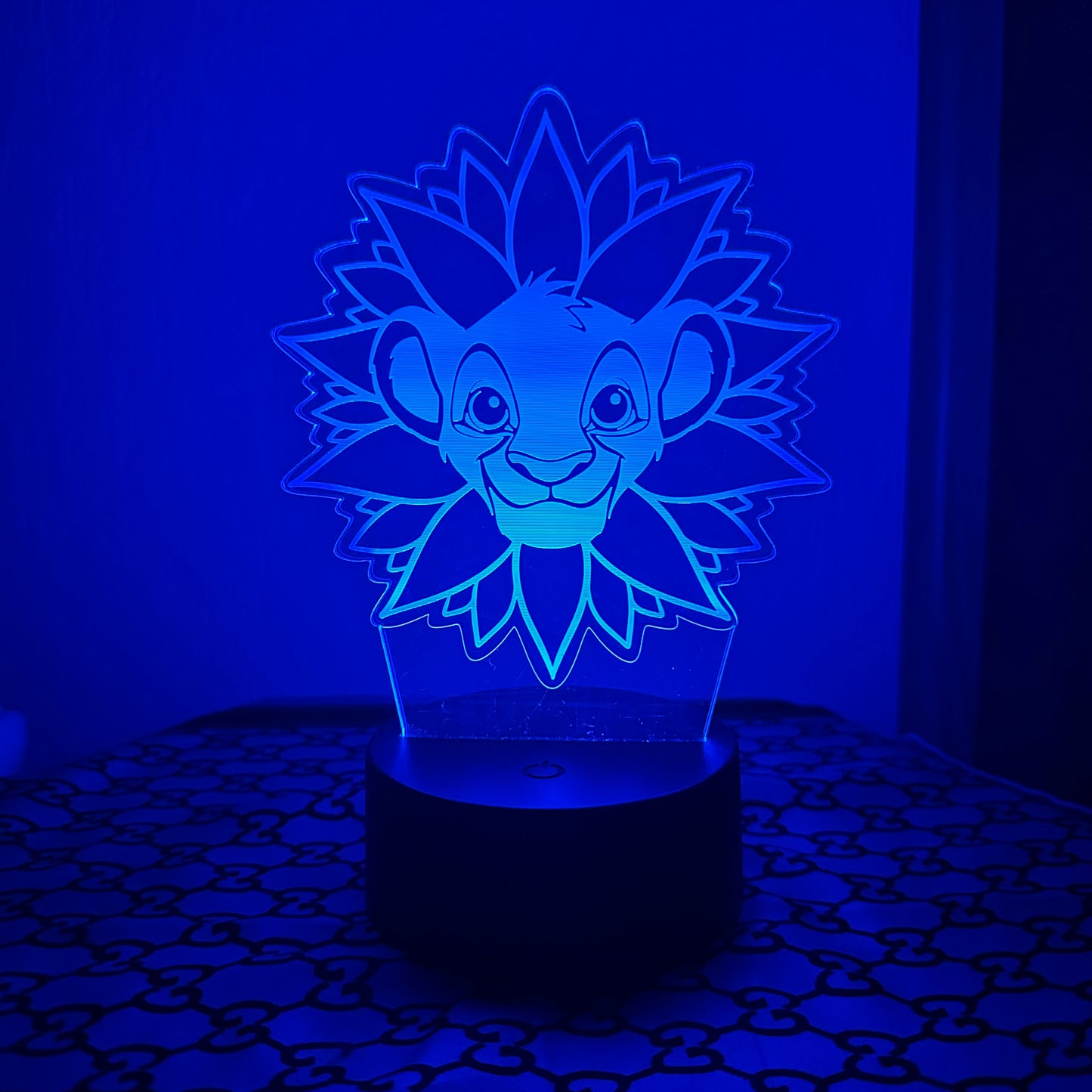 Lampe 3D personnalisée Simba