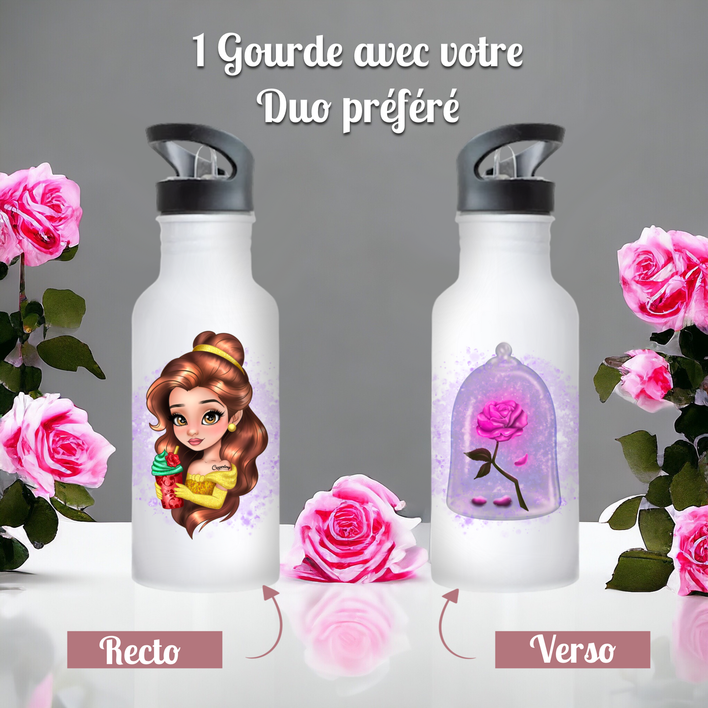 Gourde Belle & Rose Eternelle