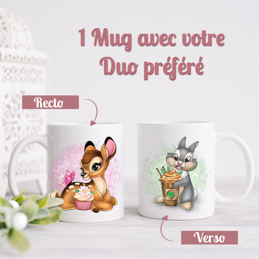 Mug Bambi & Panpan