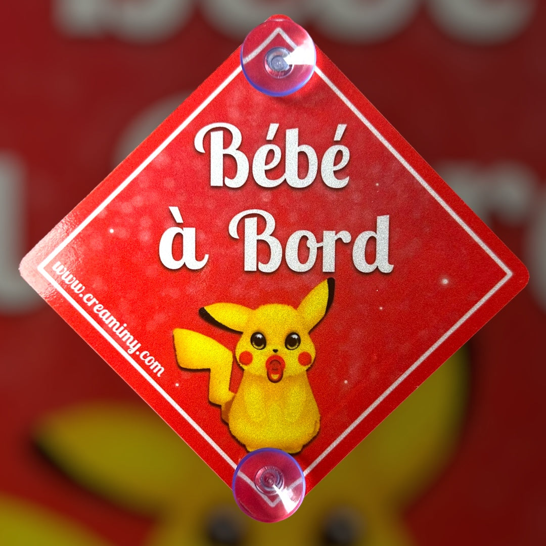 Bébé à bord Pikachu