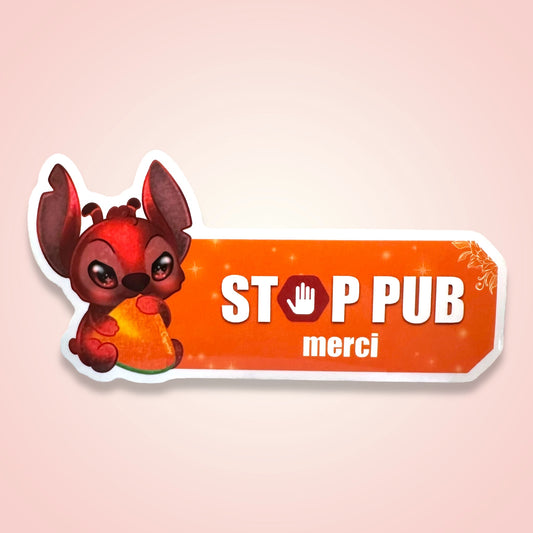 Stickers Stop Pub Leroy