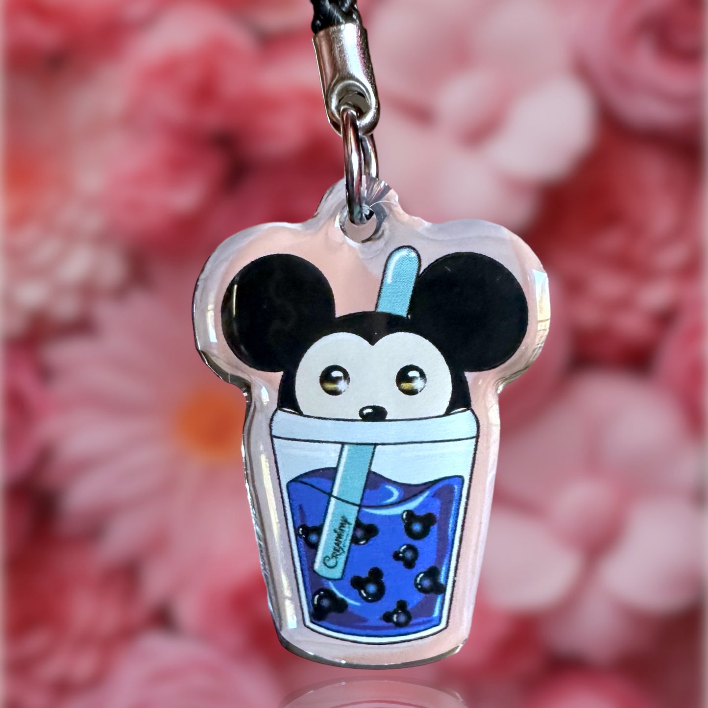 Bijoux de téléphone Bubble tea Mickey