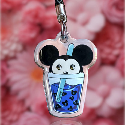 Bijoux de téléphone Bubble tea Mickey