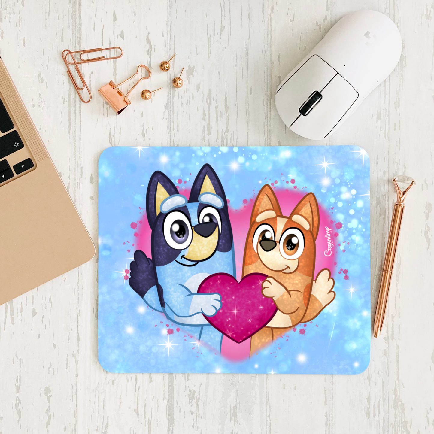 Tapis de souris Bingo & Bluey