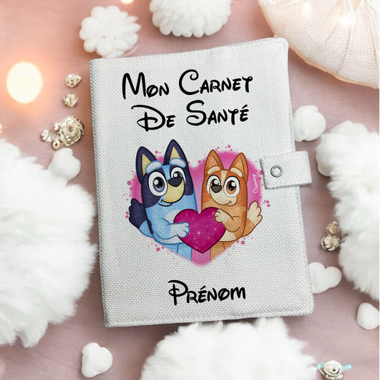 Protège carnet de santé Bingo & Bluey