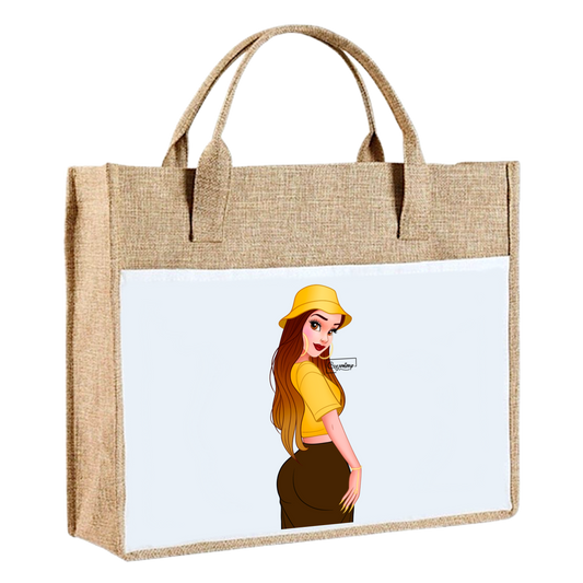 Sac en toile de jute - Belle Jungle